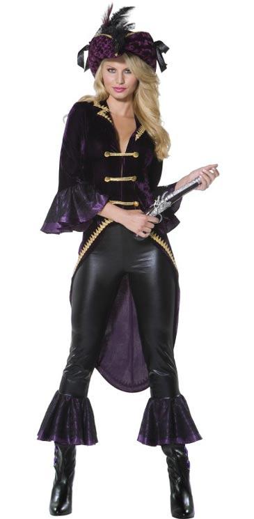 Captain Amethyst Pirate Costume - Adult Costumes