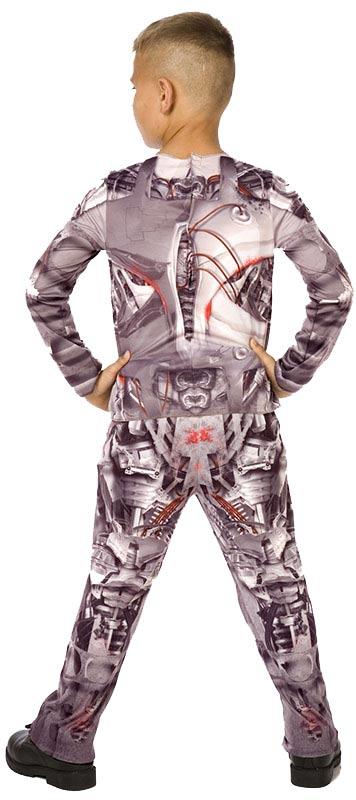 Cyborg Costume - Kids Fancy Dress | Karnival Costumes - Rear View