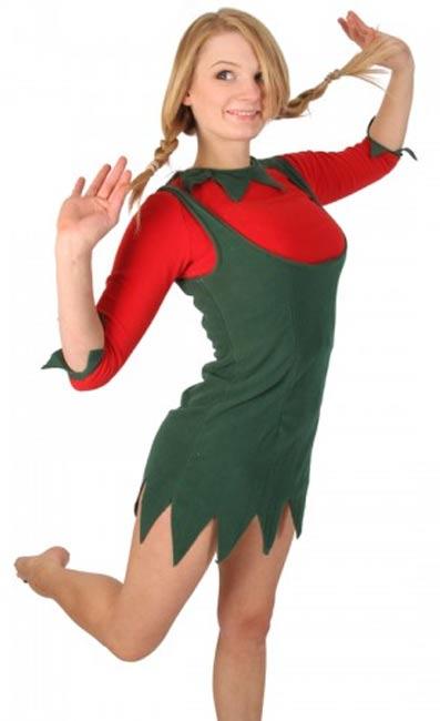 Teen Elf Fancy Dress Costume