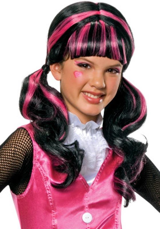 Monster High Draculaura Wig for Children from a large collection at Karnival Costumes your children's dress up specialists