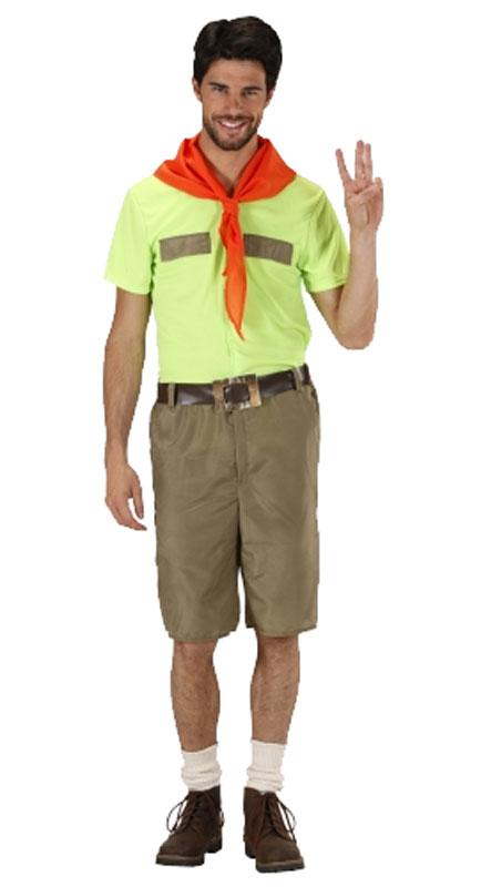 Boy Scout XL Fancy Dress Costume for Men from Karnival Costumes