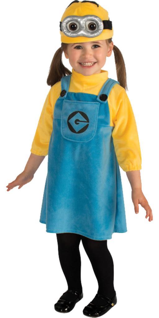 Despicable Me2 Female Minion Fancy Dress Costume for Toddlers from Karnival Costumes