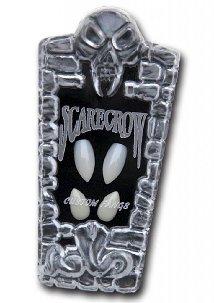 Deluxe Scarecrow Werewolf Fangs Double Set by Scarecrow WF107 available here at Karnival Costumes online Halloween party shop