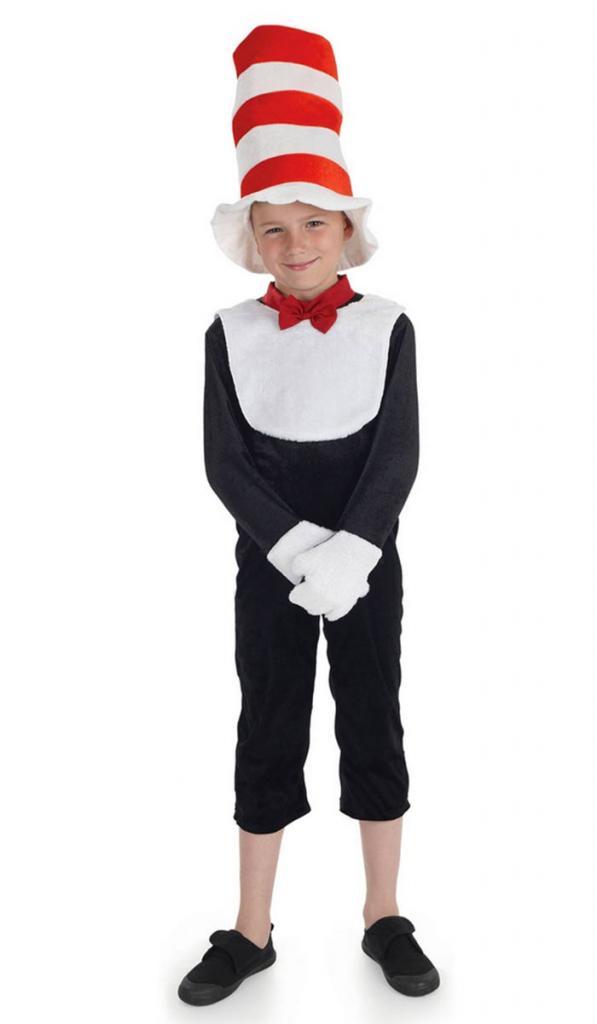 Mr Tom Cat in the Hat Fancy Dress Costume for Children