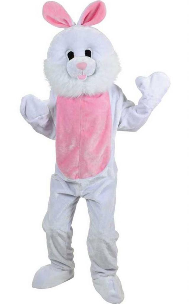 Giant Easter Bunny Mascot Fancy Dress Costume from Karnival Costumes