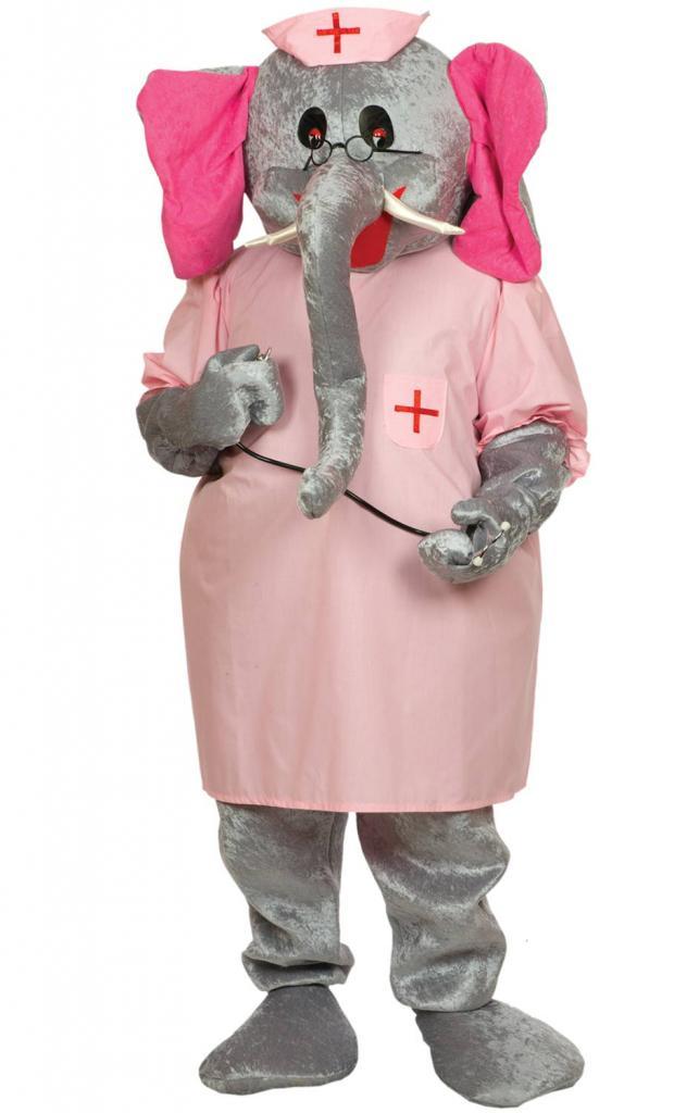 Nurse Fancy Dress for Mascot Costume by Stamco 145014 and available from Karnival Costumes