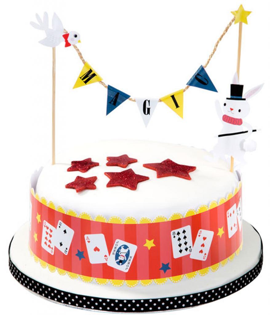 Magic Party Cake Topper and Wrap by Talking Tables and available online from Karnival Costumes