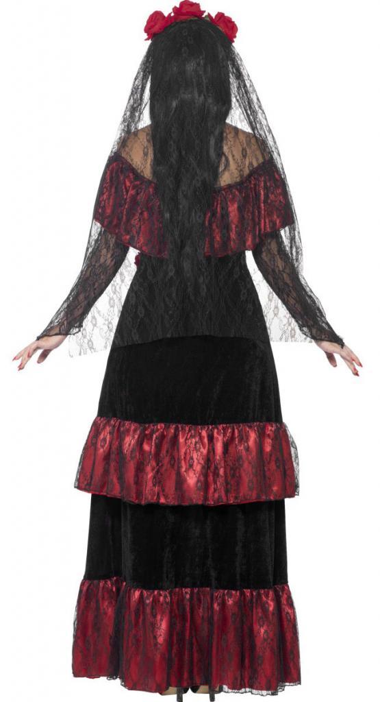 Dead Bride Fancy Dress 43739 from Karnival Costumes includes Dress and Rose Veil