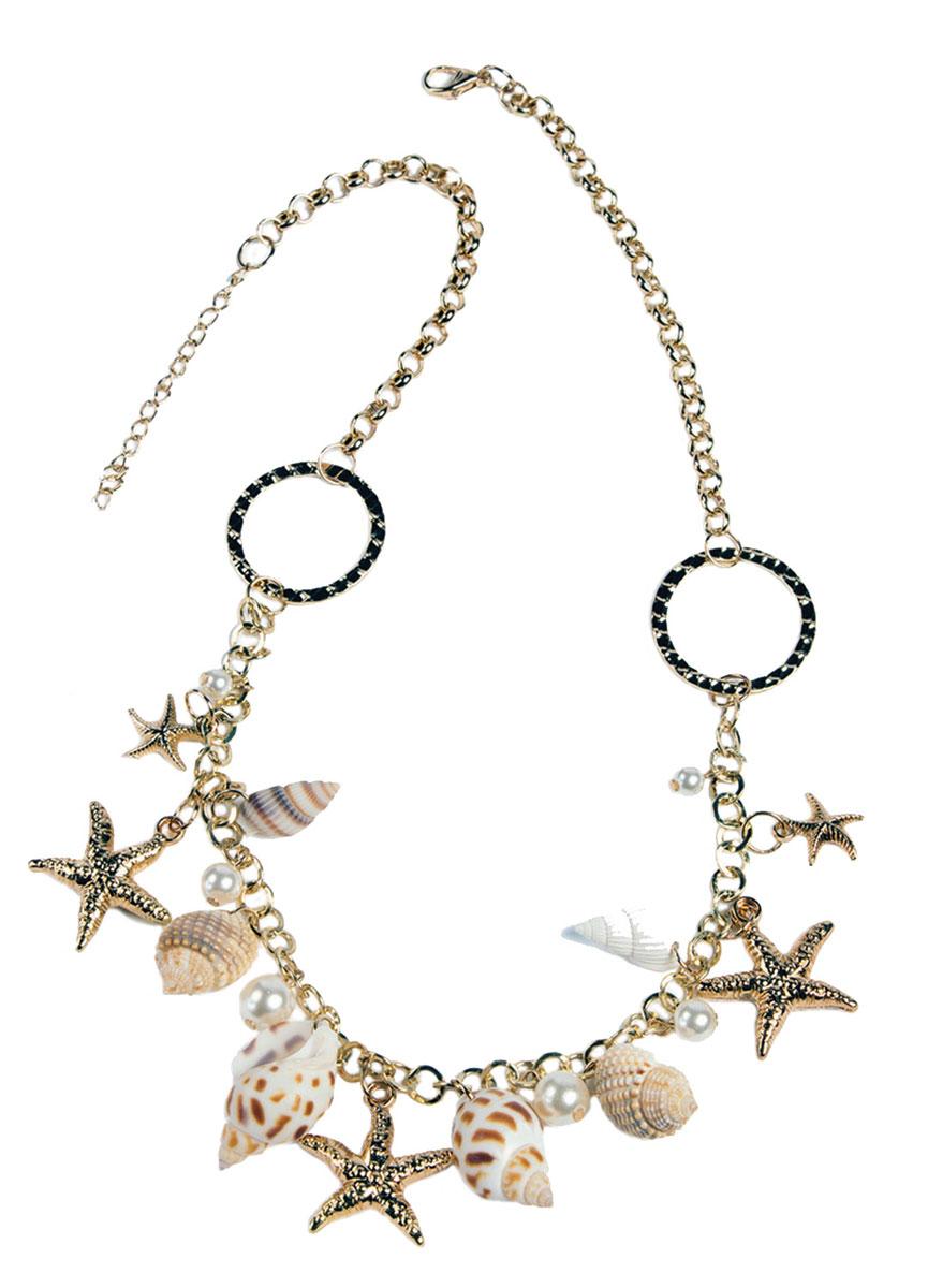 Mermaid Seashell Necklace by Forum Novelties 75001 available in the UK here at Karnival Costumes online party shop