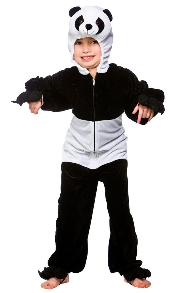 Children's Panda Fancy Dress Costume in sizes small, medium and large by Wicked and available from Karnival Costumes