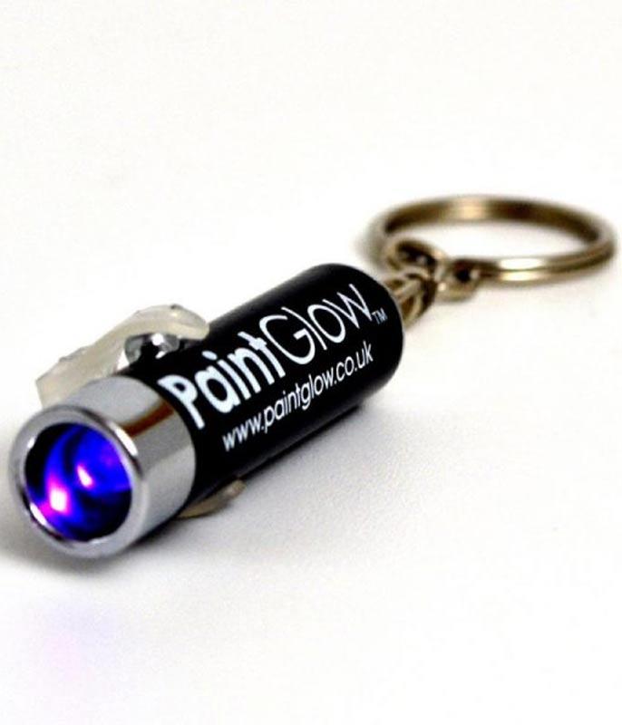 PaintGlow UV Light Keyring DC1Z00 by Paint Glow and available from Karnival Costumes online party shop