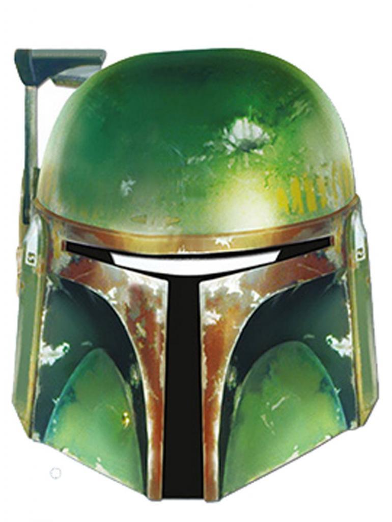 Star Wars Boba Fett Face Mask by Mask-erade SWBFE01 available from a collection of SW masks at Karnival Costumes online party shop