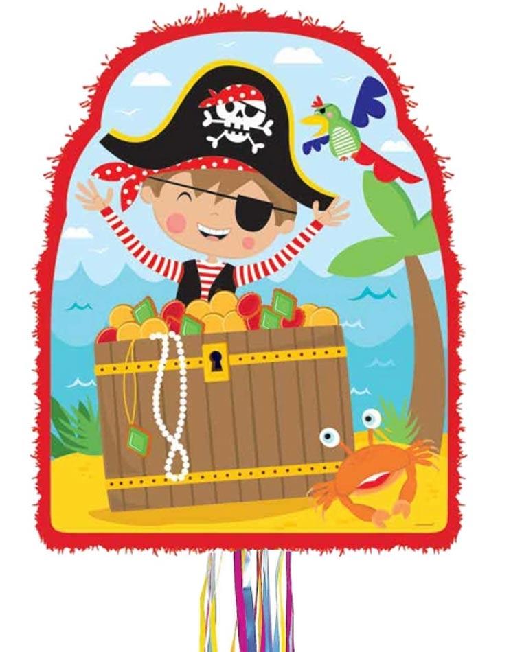 Little Pirate Pull String Pinata by Amscan P33539 and here at Karnival Costumes online party shop