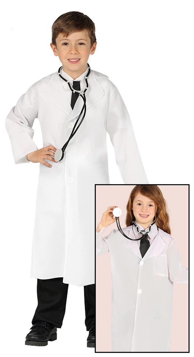 Child Unisex Doctor's Dress Up Fancy Dress by Guirca for ages 5-12yrs 81473 available in the UK here at Karnival Costumes online party shop