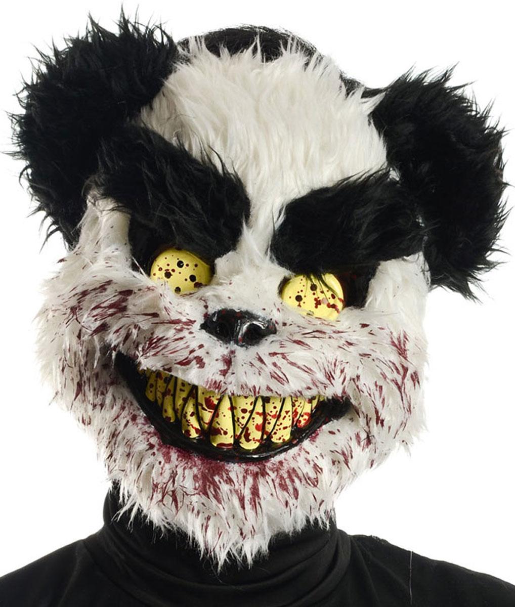 Charles Horror Panda Bear Mask for Halloween by Seasons Vision International SVI and available here at Karnival Costumes online Halloween party shop