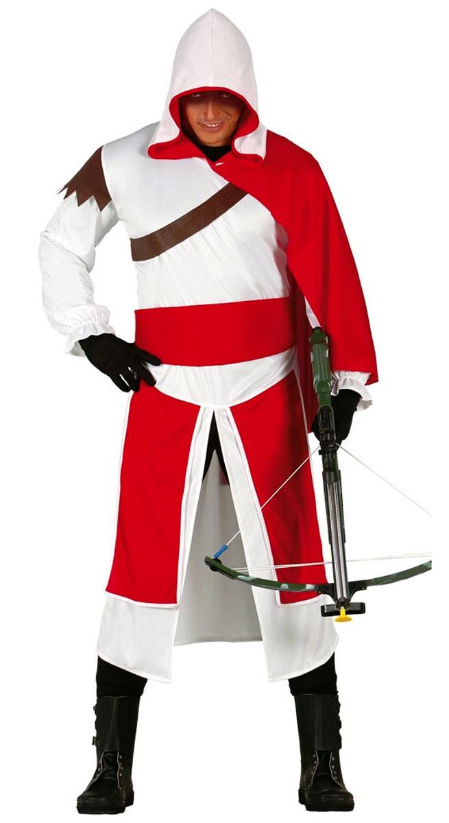 Knight Templar Costume Medieval Mercanary Fancy Dress by Guirca 80795 available in the UK here at Karnival Costumes online party shop