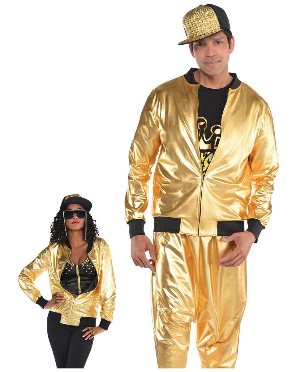 Hip Hop Jacket Unisex Adult Fancy Dress Costume by Amscan 845899 available here at Karnival Costumes online party shop