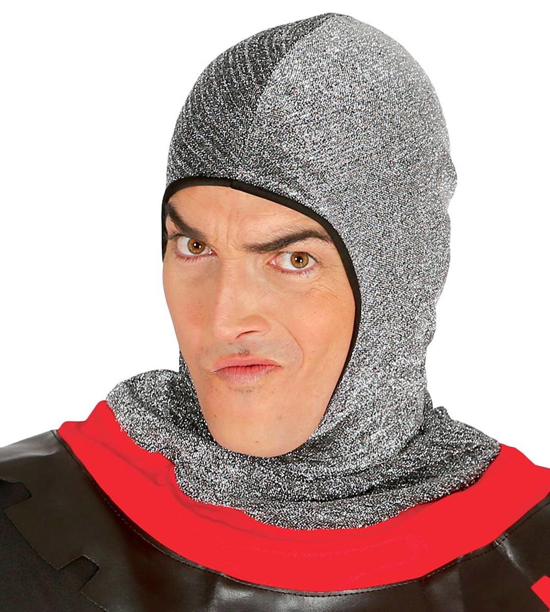 Chain Mail Medieval Hood for Adults by Guirca 13882 available here at Karnival Costumes online party shop
