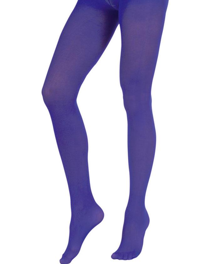 Blue Tights - 40 denier Pantyhose by Widmann 4739L available here at Karnival Costumes online party shop