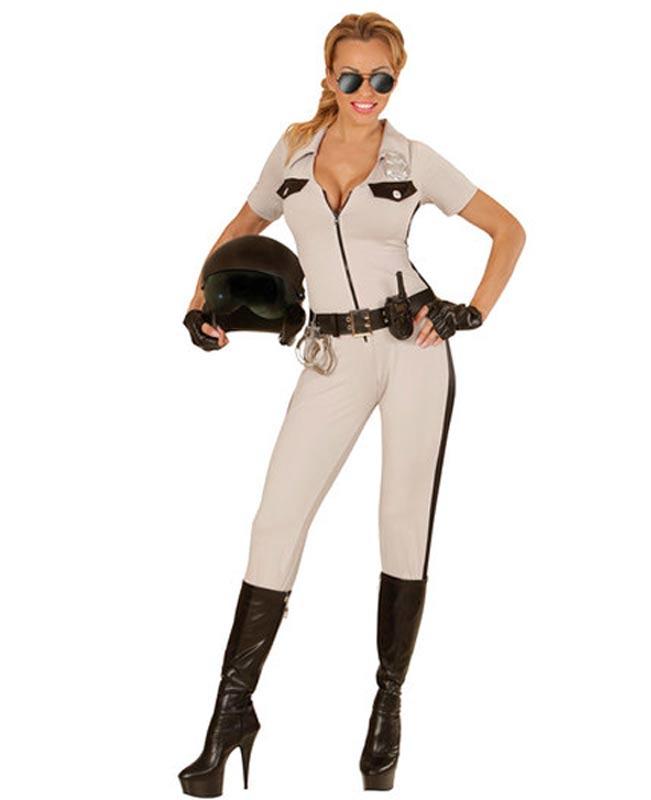 California Highway Patrol Costume for Women by Widmann 7398 available here at Karnival Costumes online party shop