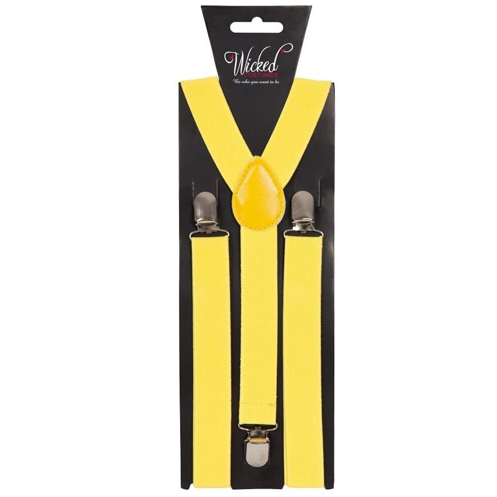 Yellow Braces adult sized by Wicked AC-9359 50% off here at Karnival Co90stumes online party shop
