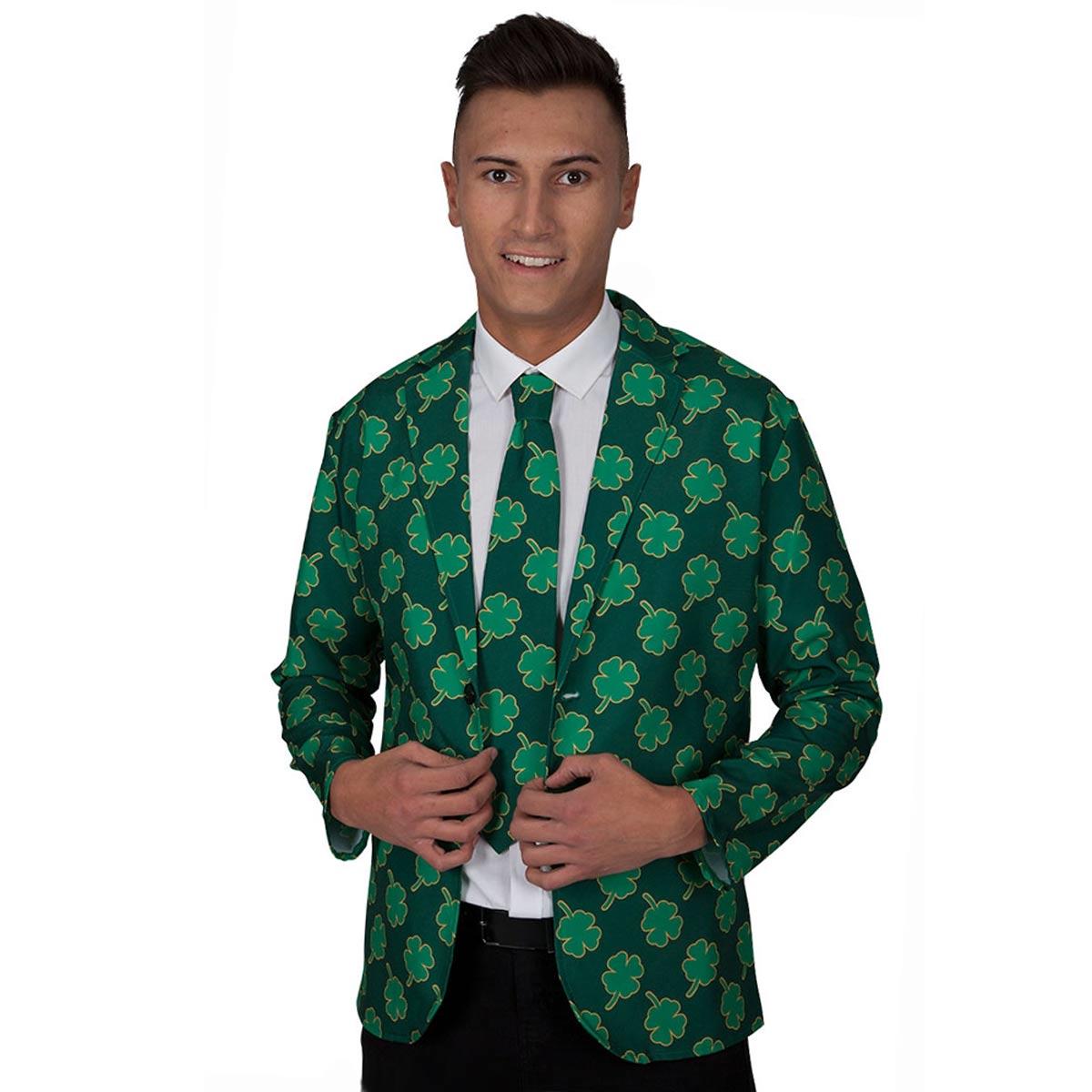 Irish Jacket and Tie by Wicked EM-3254 in med, lrg and xl available here at Karnival Costumes online party shop