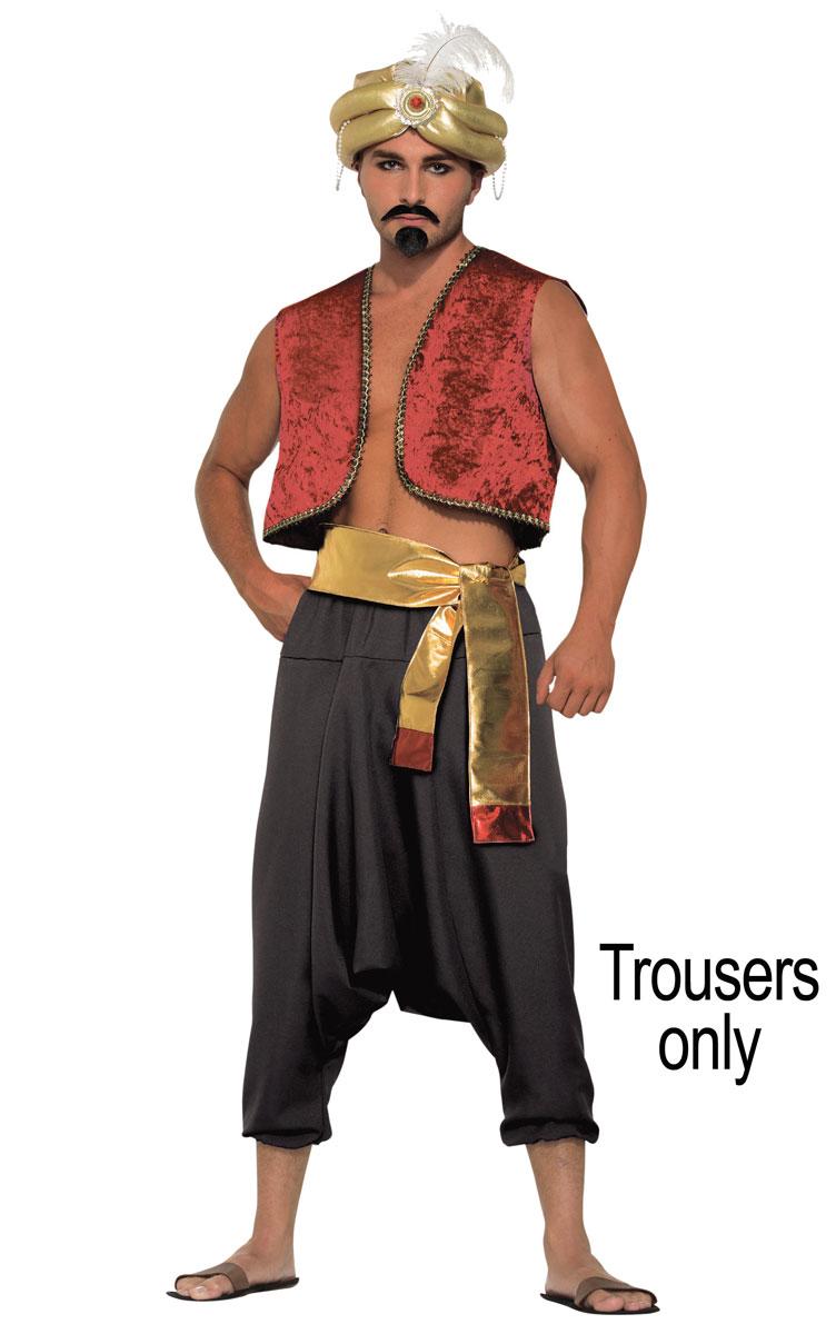 Desert Prince Black Trousers Costume Accessory by Forum Novelties 77563 available here at Karnival Costumes online party shop