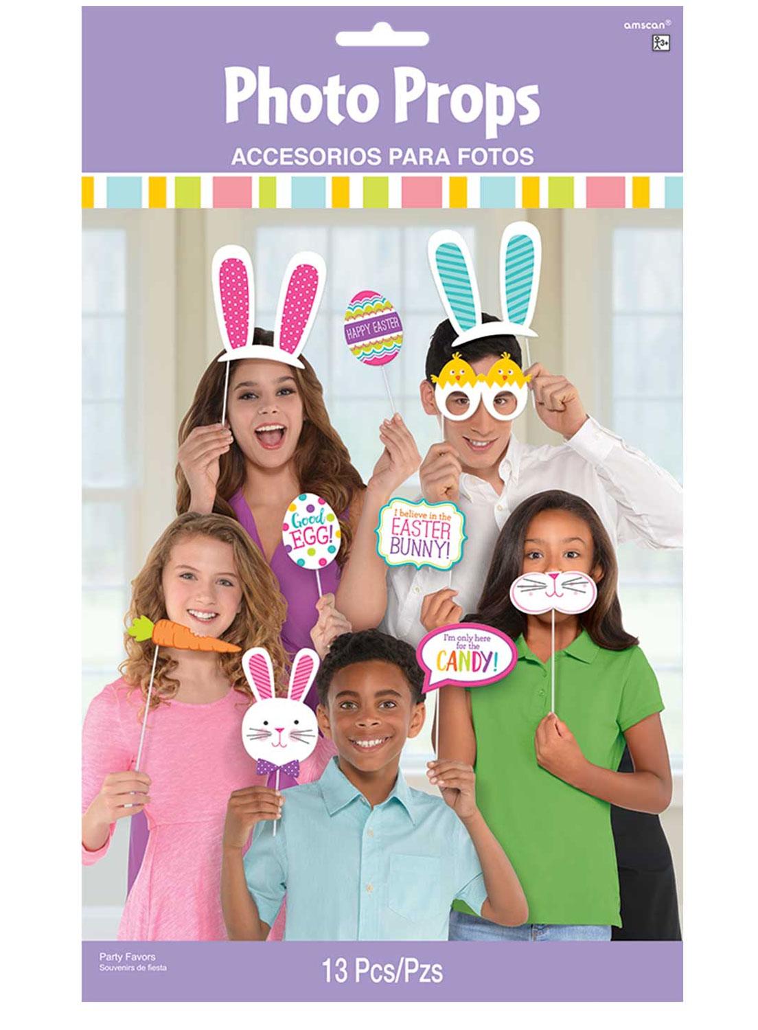 13pc Easter Photo Props Set by Amscan 399647 available here at Karnival Costumes online party shop