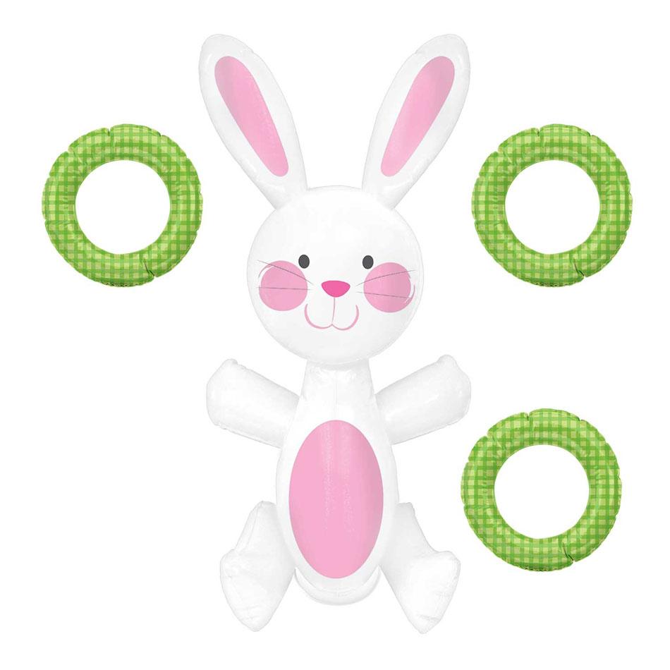 Easter Bunny Inflatable Ring Toss Game by Amscan 279862 available here at Karnival Costumes online party shop