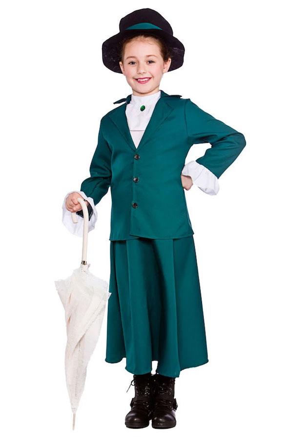 Child English Nanny Costume by Wicked EG-3604 available here at Karnival Costumes online party shop