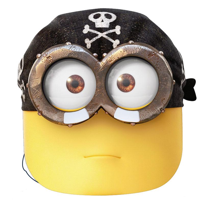 Minion Eye Matie Pirate Mask by Mask-arade MIEYE01 available here at Karnival Costumes online party shop