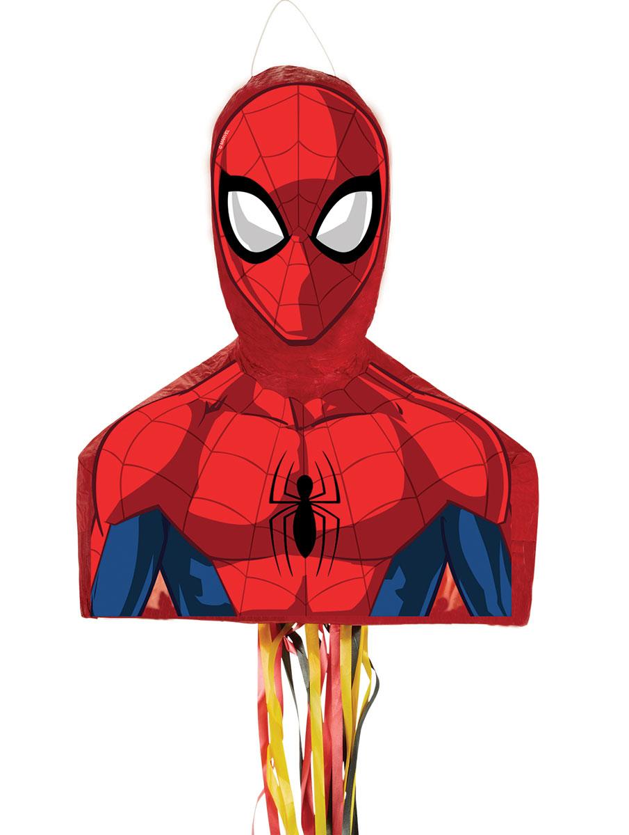 Spiderman Pull Pinata fully licensed by Amscan 9903150 available here at Karnival Costumes online party shop