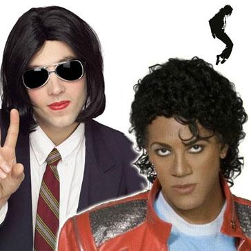 Michael Jackson fancy dress costume wigs available here at Karnival Costumes online party shop