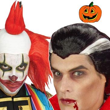 Halloween character costume wigs for men available here at Karnival Costumes online party shop