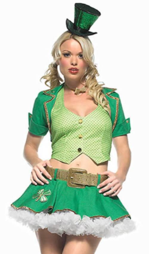 Leg Avenue 5pc Lucky Charm Lady's Fancy Dress Costume 83394 available here at Karnival Costumes online party shop