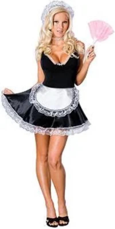 Clean Sweep Flirty Maid Fancy Dress Costume by Rubies 888566 available in the UK here at Karnival Costumes online party shop