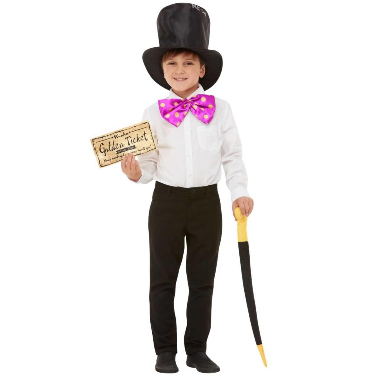 Children's Willy Wonka Costume Kit by Smiffys 50278 available here at Karnival Costumes online party shop