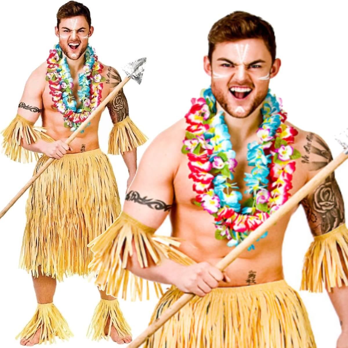 Hawaiian Party Guy Adult Costume 5pc Set by Wicked HAW-9434 available here at Karnival Costumes online party shop
