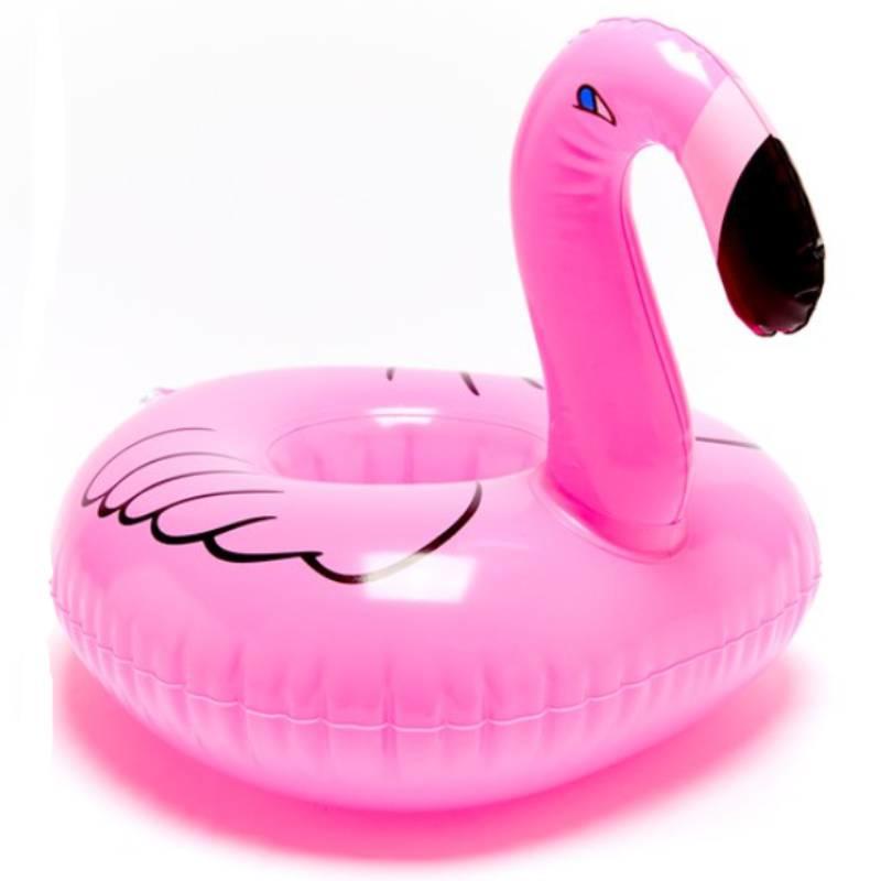 Inflatable Flamingo Cup Holder 22cm tall Item: R05-0381 available here at Karnival Costumes online party shop