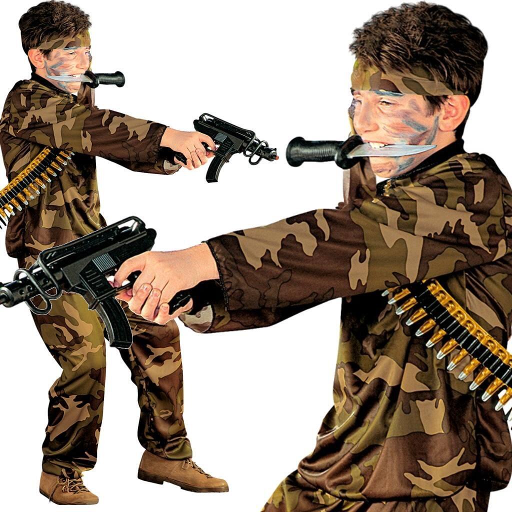 Costume Enfant Arctic Special Forces WIDMANN MILANO - Déguisement Soldat Hiver - Taille 140 Cm
