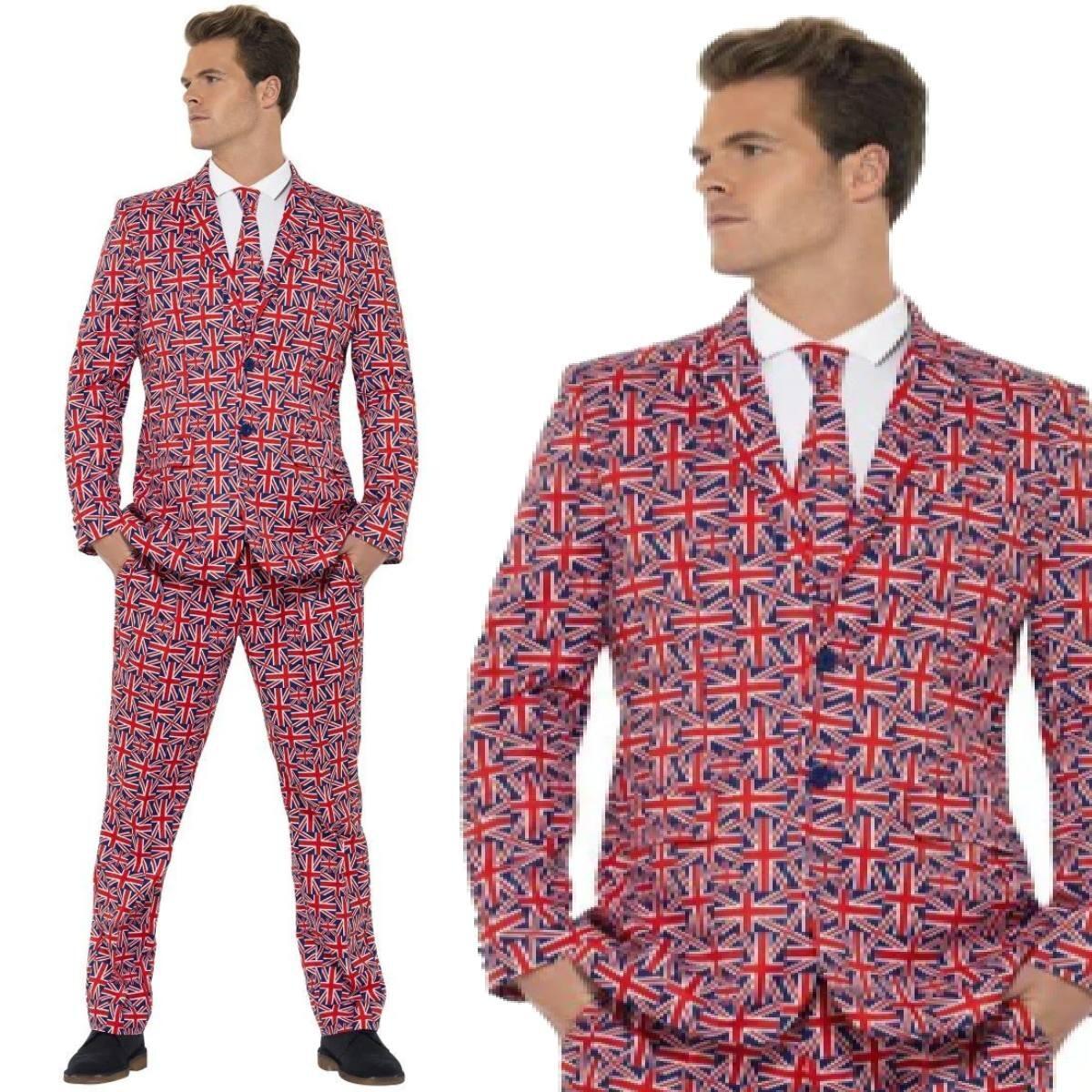 Union Jack Suit for British celebrations and parties by Smiffy 43520 ...
