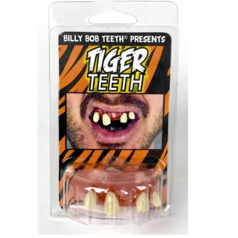 Tiger Teeth Customisable Denture by Billy Bob 10106 Karnival Costumes