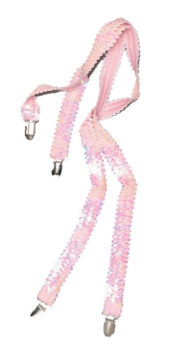 Adult Pink Sequin barces for hen nights and costume wear. Available here at Karnival Costumes online party shop