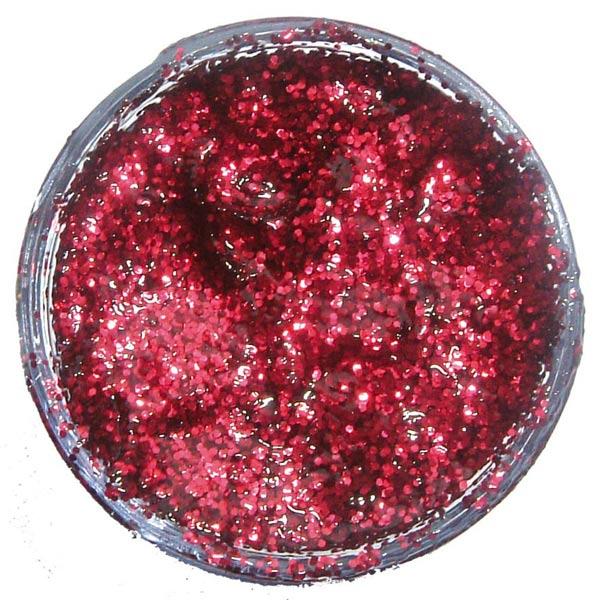 Snazaroo Glitter Gel - Crimson Red Sparkle
