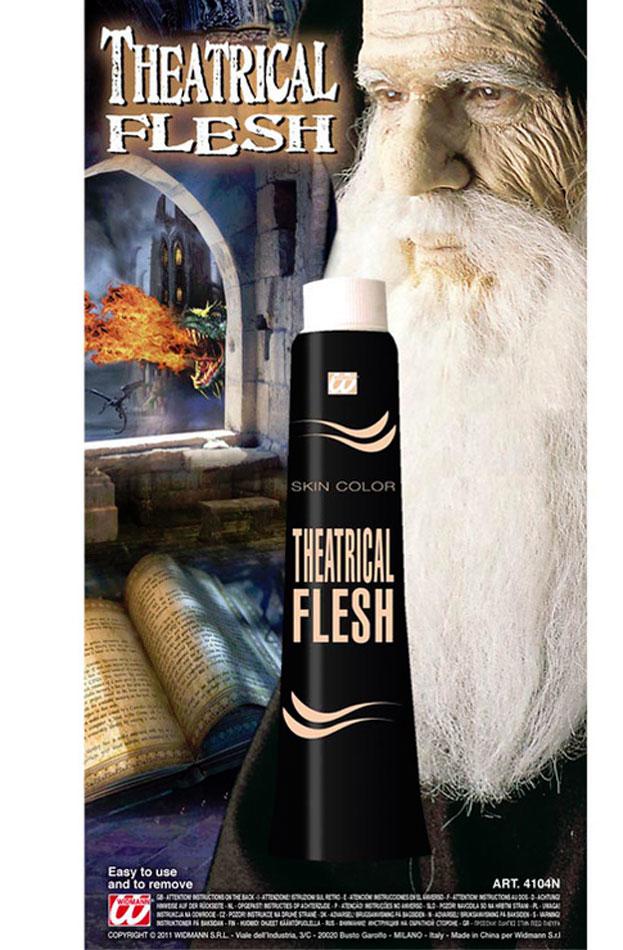 Naturally coloured beige theatrical flesh by Widmann 4104N for stage or costume make-up effects. Available here at Karnival Costumes online party shop