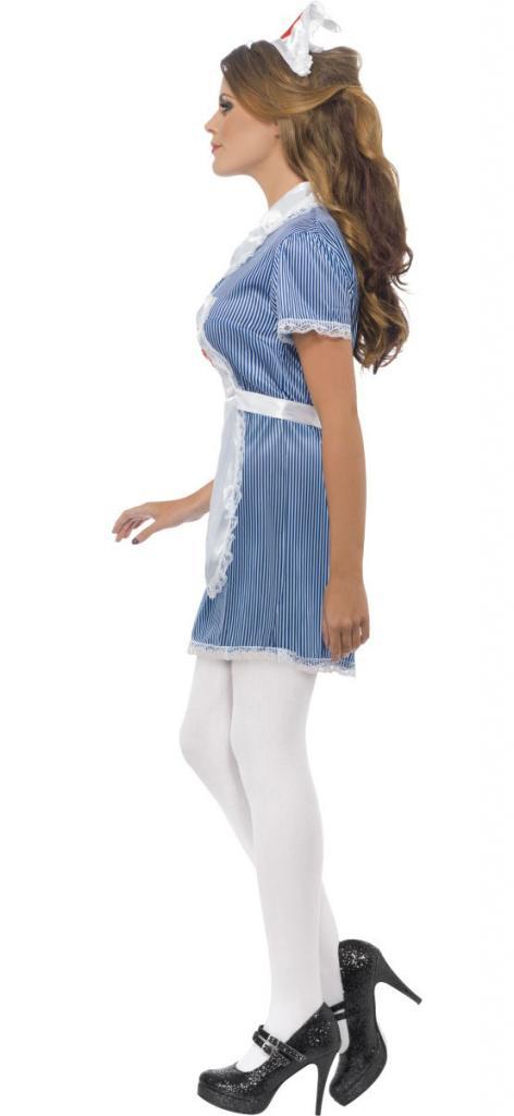 Side View of this classic Nurse Costume from a collection at Karnival Costumes