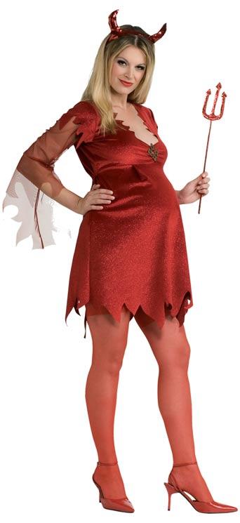 Maternity Halloween Devil Fancy Dress Costume