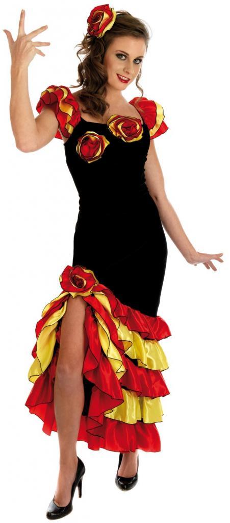 Flamenco Dancer Fancy Dress Costume