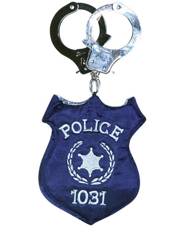 Police Badge Handbag by Rasta Imposta 5918 available here at Karnival Costumes online party shop