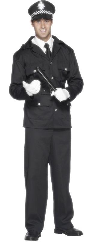 Policeman Gent's Fancy Dress Costume